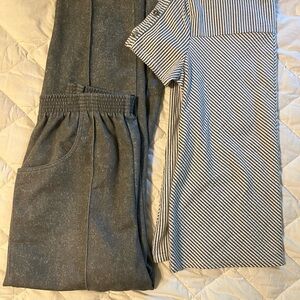 Croft and Barrow top with pair of pants